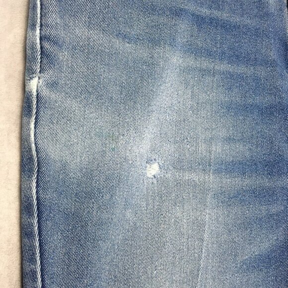 Vintage Levis Mens Straight Fit Blue Jeans size 36 to 38x30 Stretch‎ Denim Pants - Picture 15 of 16